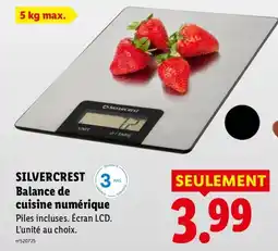Lidl SILVERCREST Balance de cuisine numérique offre