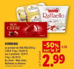 Lidl FERRERO offre
