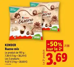 Lidl Kinder Bueno mix offre