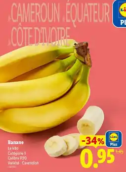 Lidl Banane offre