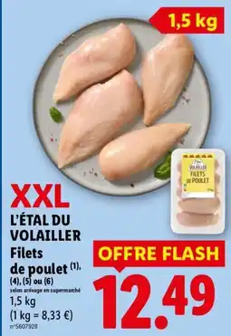 Lidl VOLAILLER Filets de poulet offre