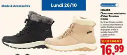 Lidl ESMARA Chaussures montantes d'hiver Premium femme offre
