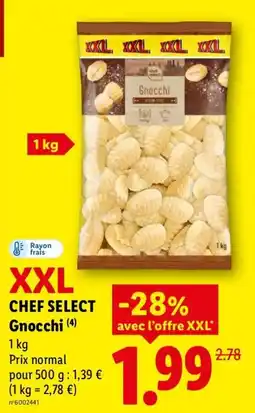Lidl CHEF SELECT Gnocchi offre