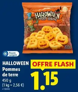 Lidl Halloween Pommes de terre offre