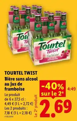 Lidl Tourtel Twist offre