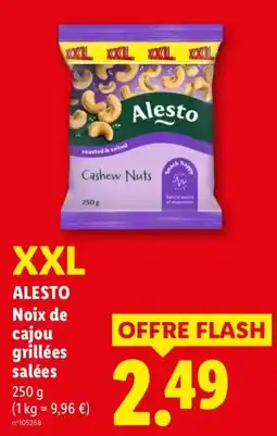 Lidl ALESTO Noix de cajou grillées salées offre