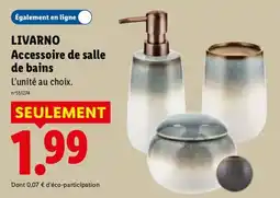 Lidl LIVARNO Accessoire de salle de bains offre