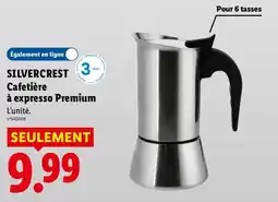 Lidl SILVERCREST Cafetière à expresso Premium offre