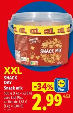 Lidl Snack Day Snack mix offre