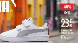 Intersport PUMA SNEAKERS ENFANT RICKIE V PS offre