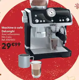La Grande Récré Delonghi machine à café offre