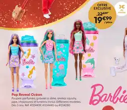 La Grande Récré Barbie pop reveal océan offre