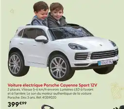La Grande Récré Porsche voiture électrique cayenne sport offre