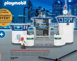 La Grande Récré Playmobil centre de commandement de la police offre
