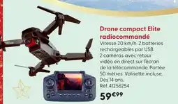 La Grande Récré Drone compact elite radiocommandé offre