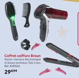 La Grande Récré Braun coffret coiffure offre