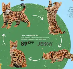 La Grande Récré Jekca chat bengale 4 en 1 offre