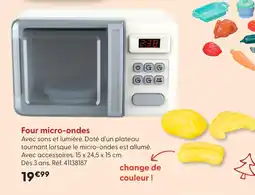 La Grande Récré Four micro-ondes offre