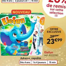 La Grande Récré Goliath elefun offre