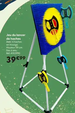 La Grande Récré Jeu du lancer de haches offre