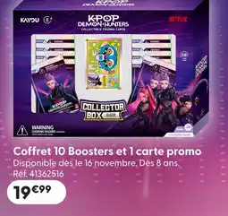 La Grande Récré Kpop demon hunters coffret 10 boosters et 1 carte promo offre