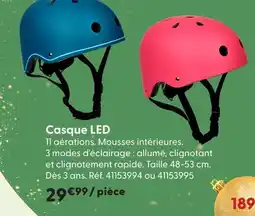 La Grande Récré Casque led bleu offre