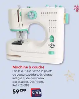 La Grande Récré Crea & cie machine à coudre offre