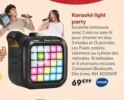 La Grande Récré Vtech karaoké light party offre