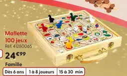 La Grande Récré Mallette 100 jeux offre
