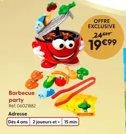 La Grande Récré Barbecue party offre