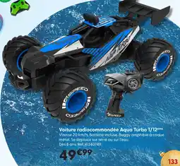 La Grande Récré Zspeed voiture radiocommandée aqua turbo 1/12ème offre