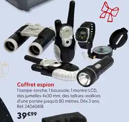 La Grande Récré Coffret espion offre