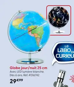 La Grande Récré Le labo des curieux globe jour/nuit offre