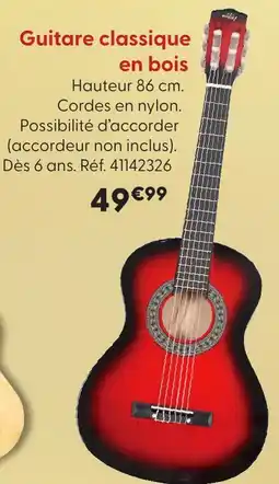 La Grande Récré Guitare classique en bois offre