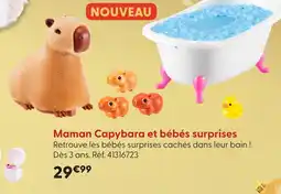 La Grande Récré Maman capybara et bébés surprises offre