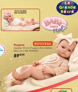 La Grande Récré La grande récré poupon offre