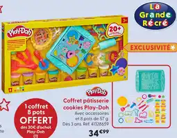 La Grande Récré Play-doh coffret pâtisserie cookies offre