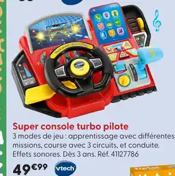 La Grande Récré Vtech super console turbo pilote offre