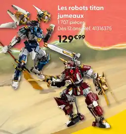 La Grande Récré Les robots titan jumeaux offre