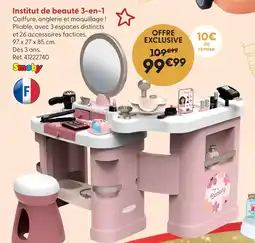 La Grande Récré Smoby institut de beauté 3-en-1 offre