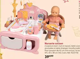 La Grande Récré Baby nurse nurserie cocoon offre