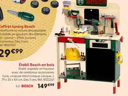 La Grande Récré Bosch établi en bois offre