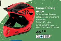La Grande Récré Globber casque racing rouge offre