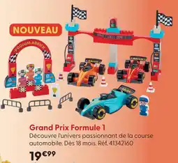La Grande Récré Abrick grand prix formule 1 offre