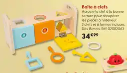 La Grande Récré Boîte à clefs offre