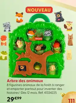 La Grande Récré Fisher-price arbre des animaux offre