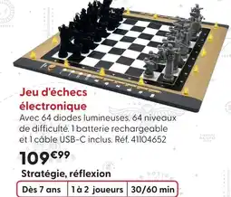 La Grande Récré Jeu d'échecs électronique offre