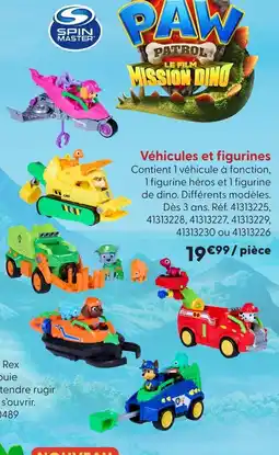La Grande Récré Spin master véhicules et figurines offre