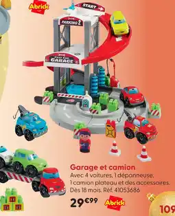 La Grande Récré Abrick garage et camion offre
