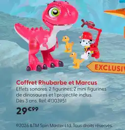 La Grande Récré Spin master coffret rhubarbe et marcus offre